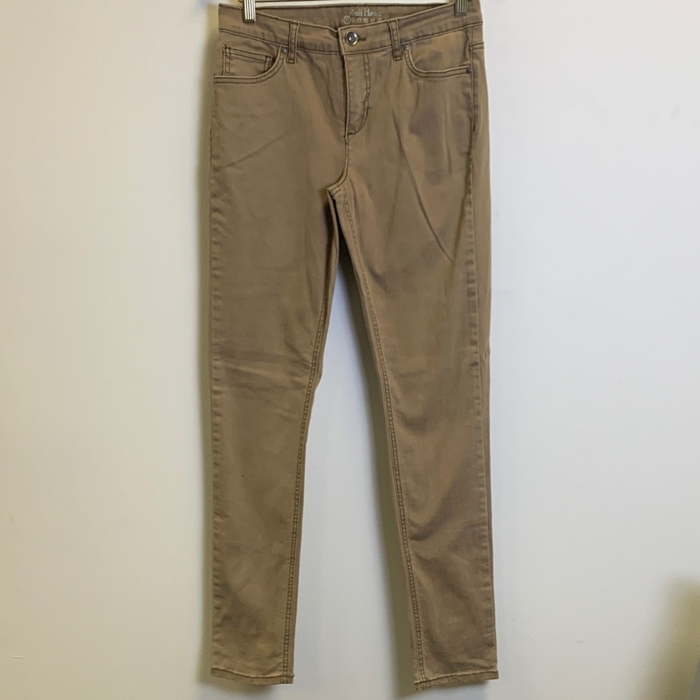 Ruff Hewn Women's Tan Skinny Jeans